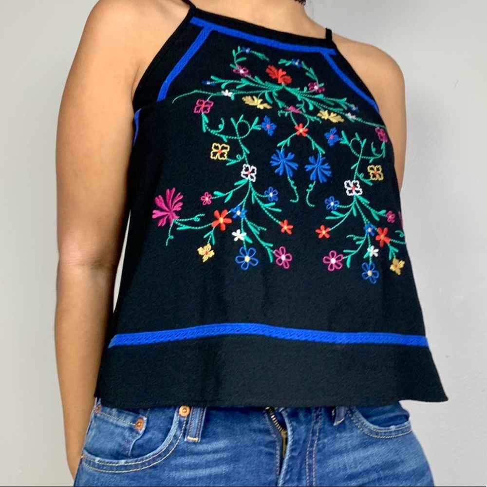 Embroidered top